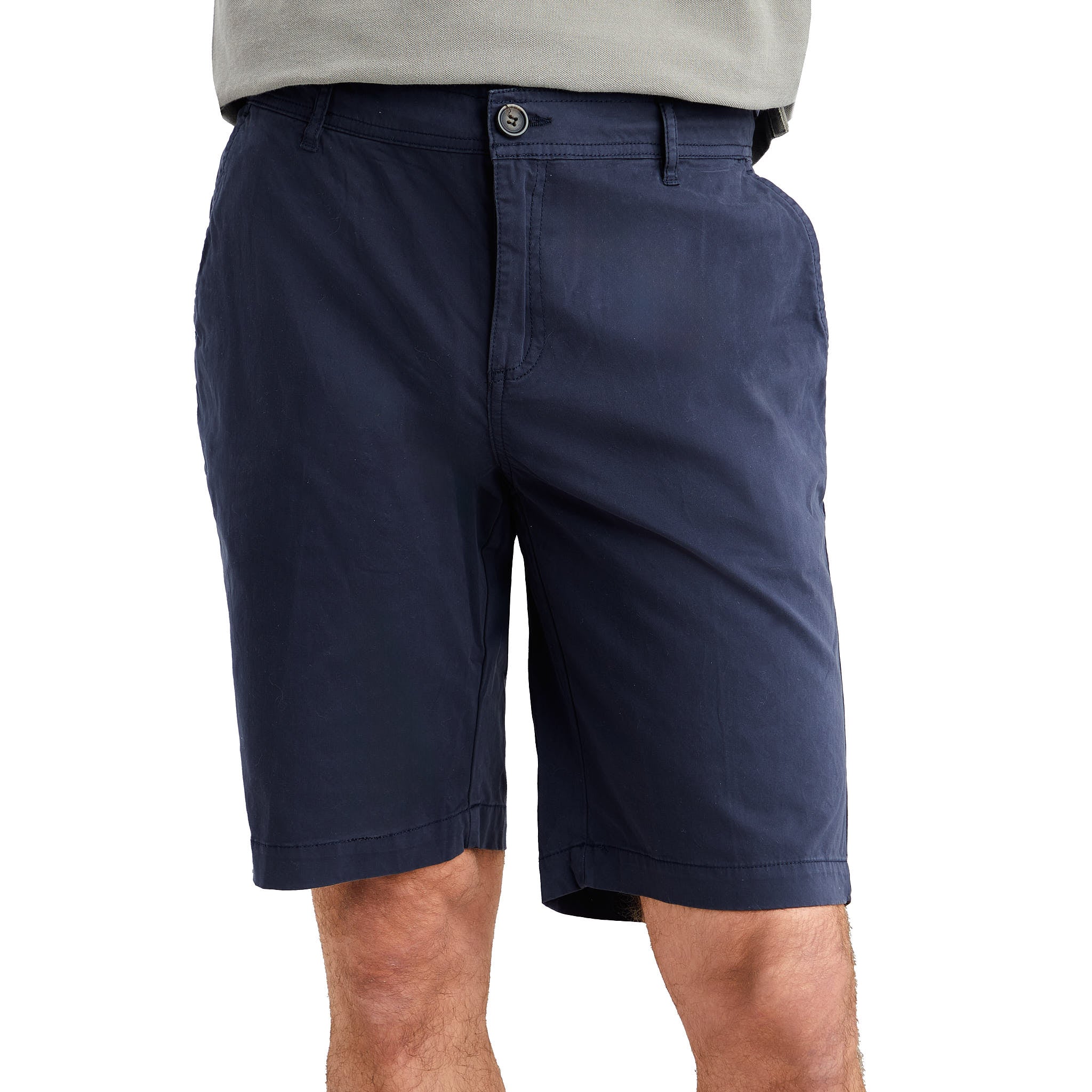 Navy Twill Shorts