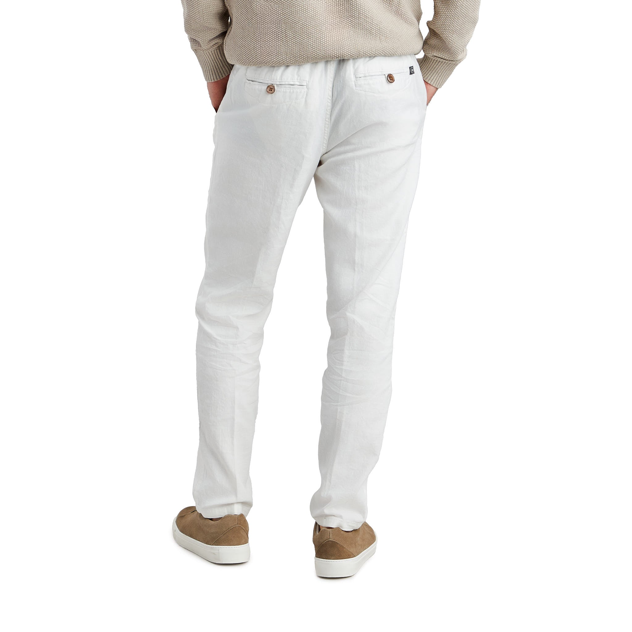 Off-white Linen Pants