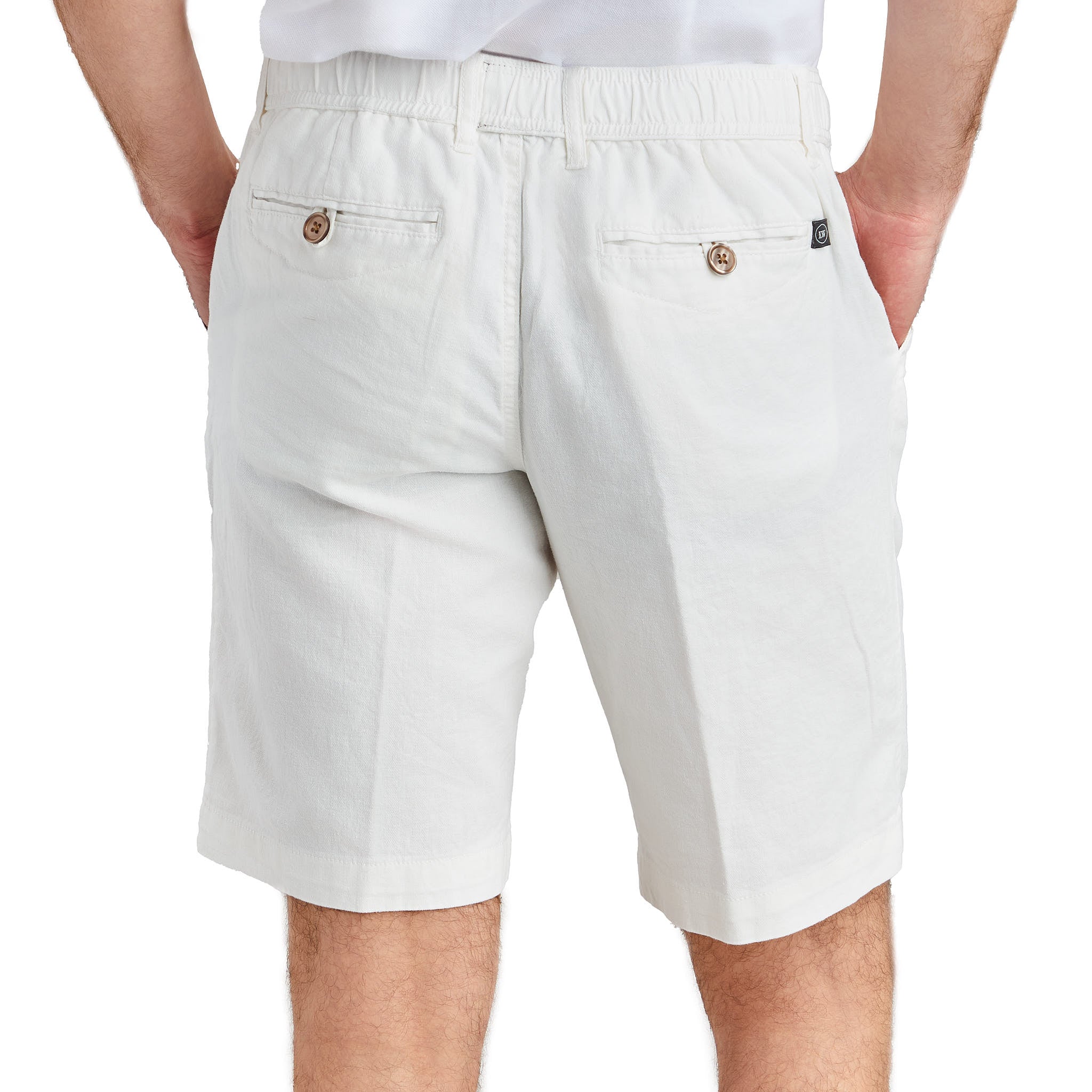 Off-white Linen Shorts