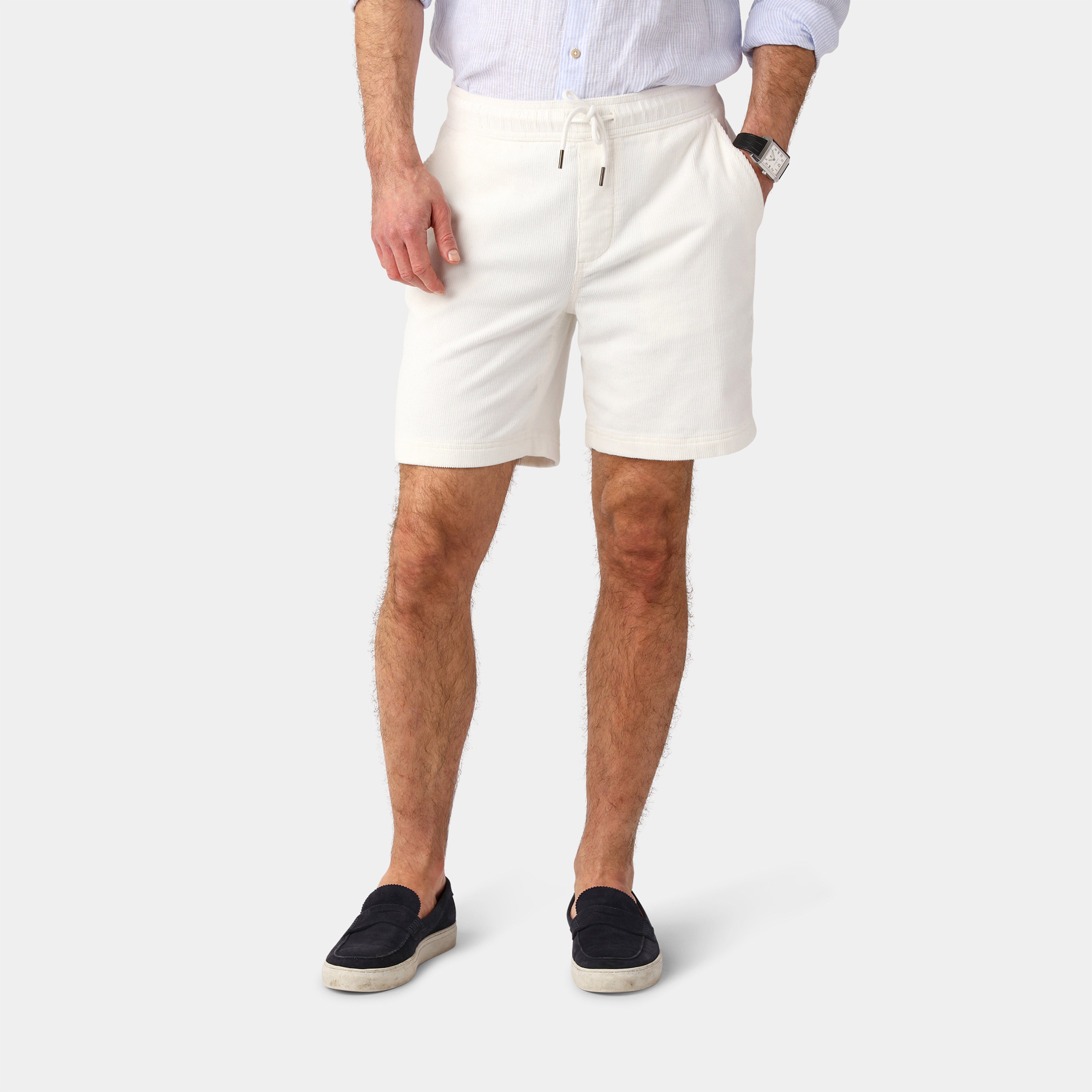 Off-white Corduroy Shorts