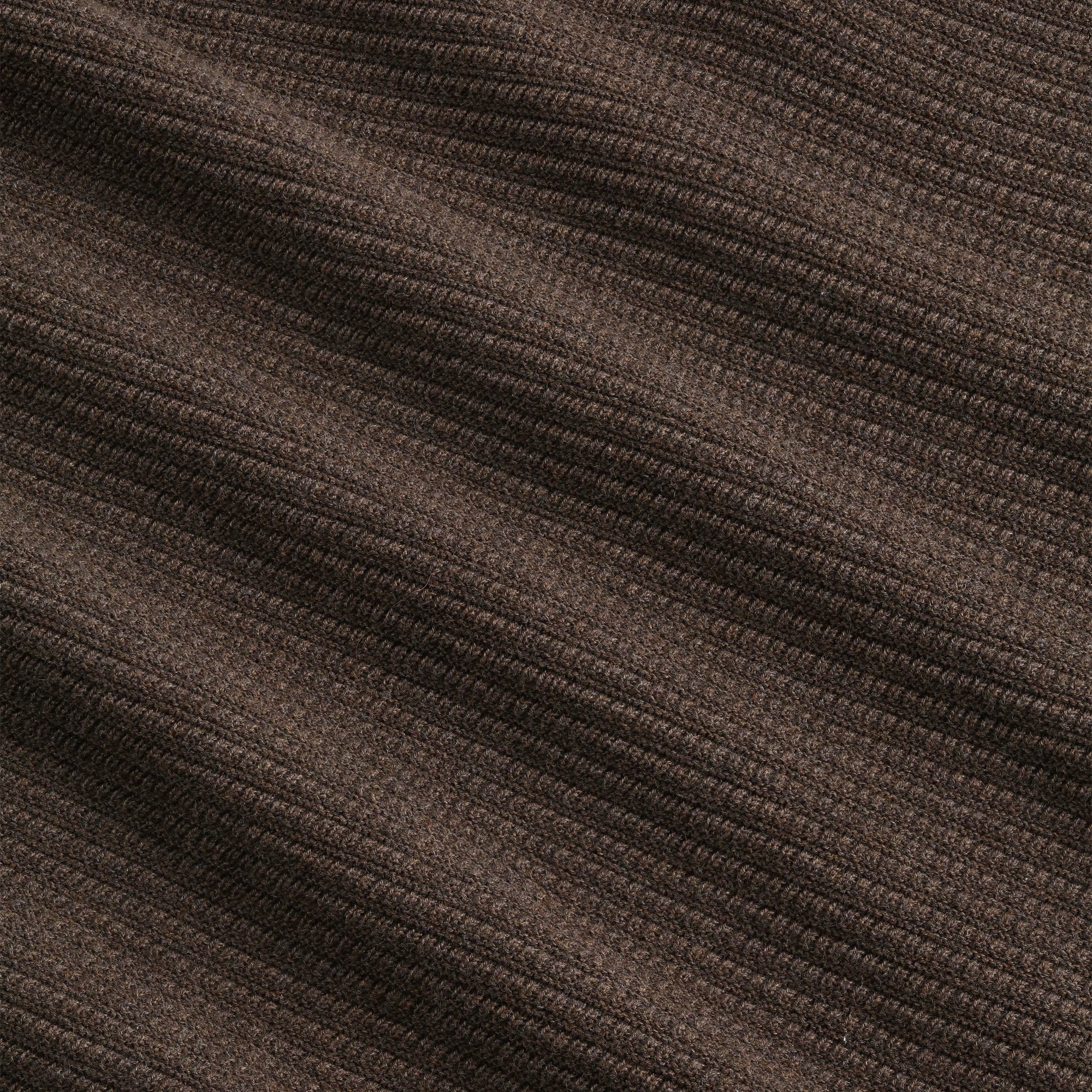 Brown Knitted Resort Polo