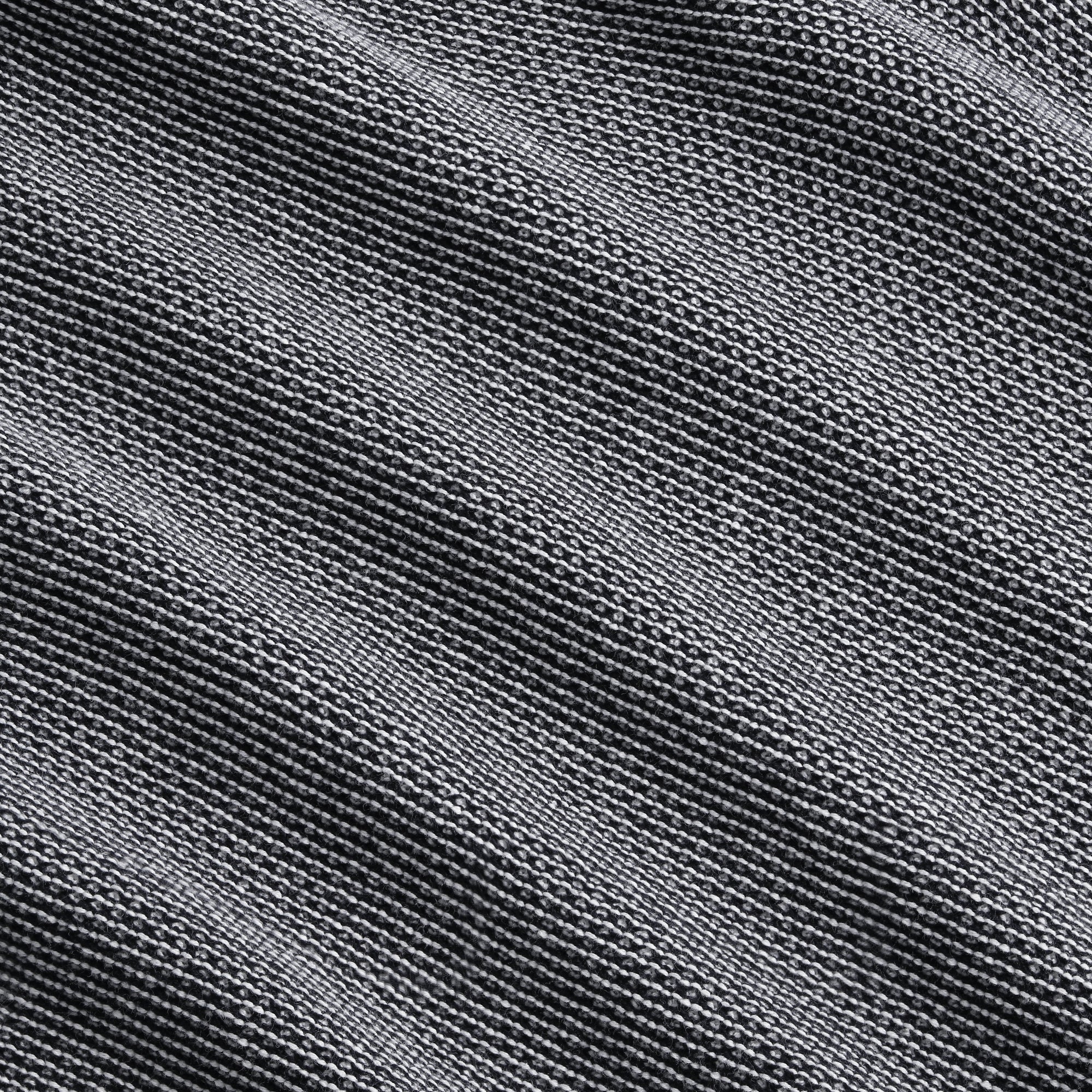 Navy Jacquard Knitted Polo