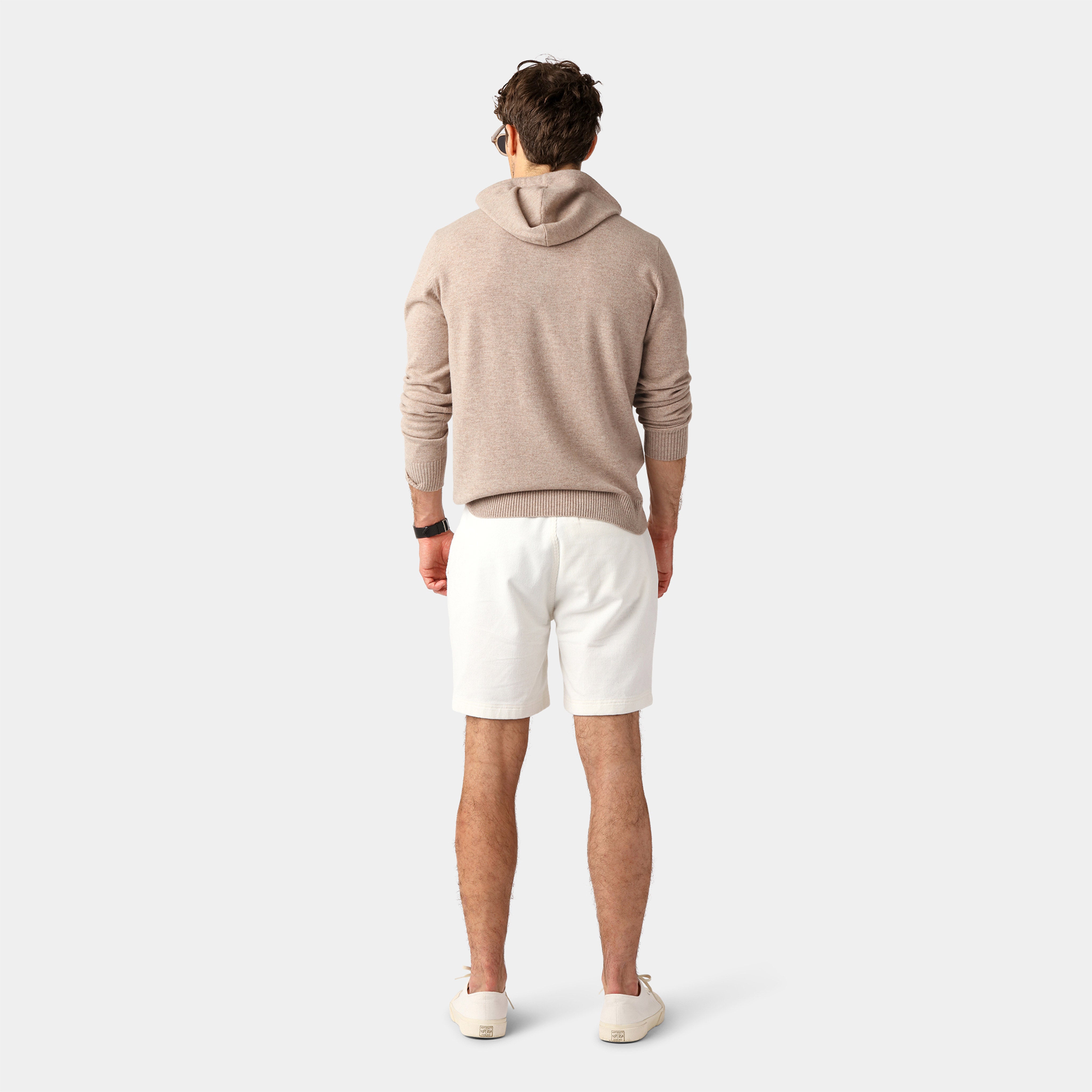 Sand Cashmere blend Hoodie
