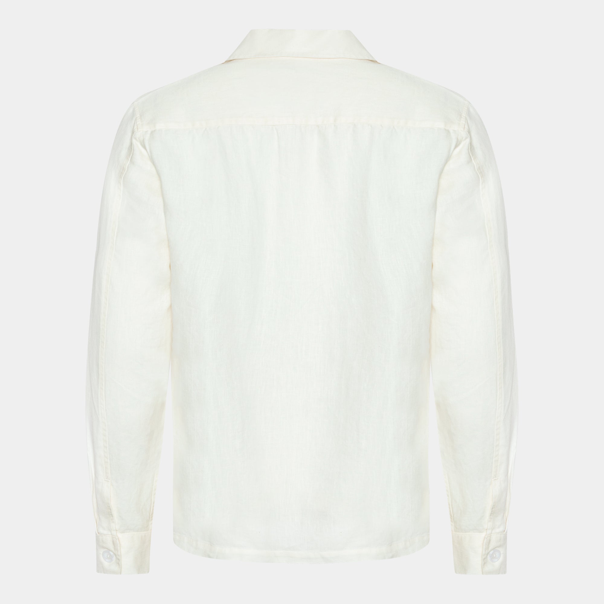 Off-White Safari Linen Shirt - 100% Linen