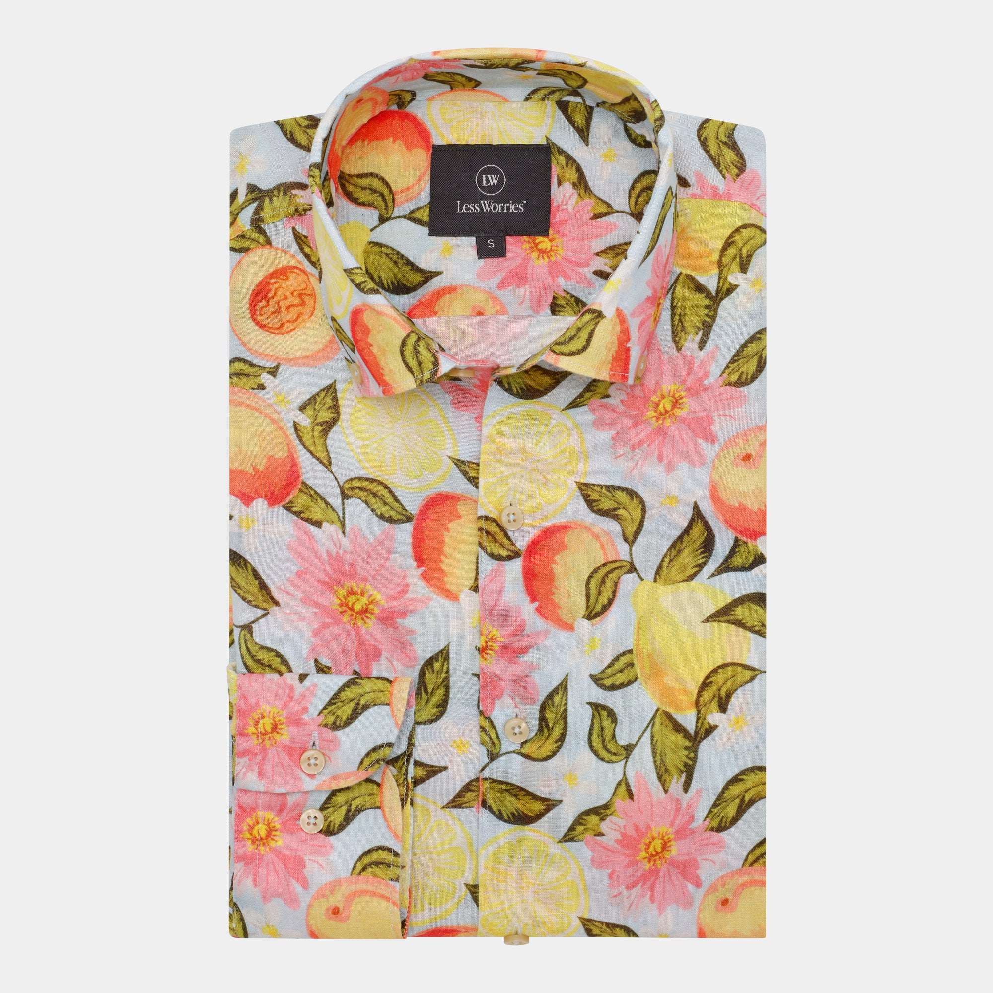 All Over Print Linen Shirt – 100% Linen