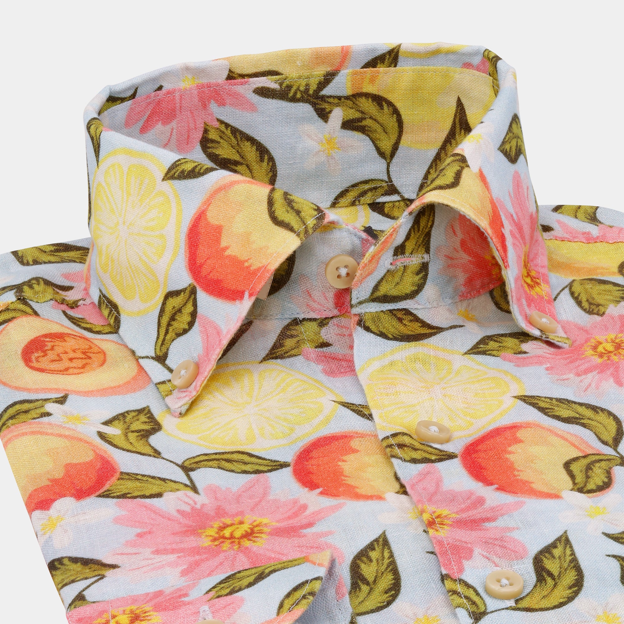 All Over Print Linen Shirt – 100% Linen