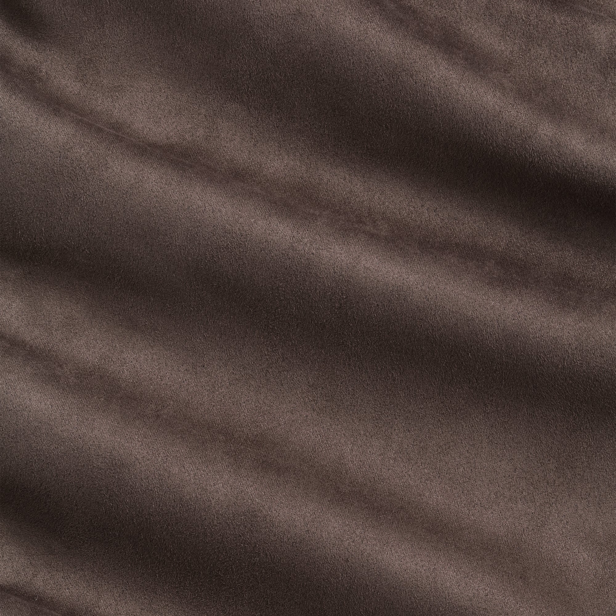 Brown Suede Touch Overshirt