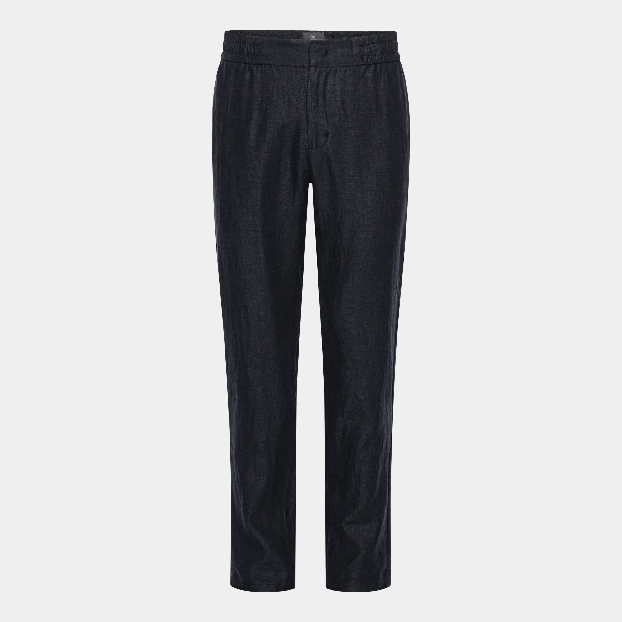 Navy Linen Trousers - 100% Linen