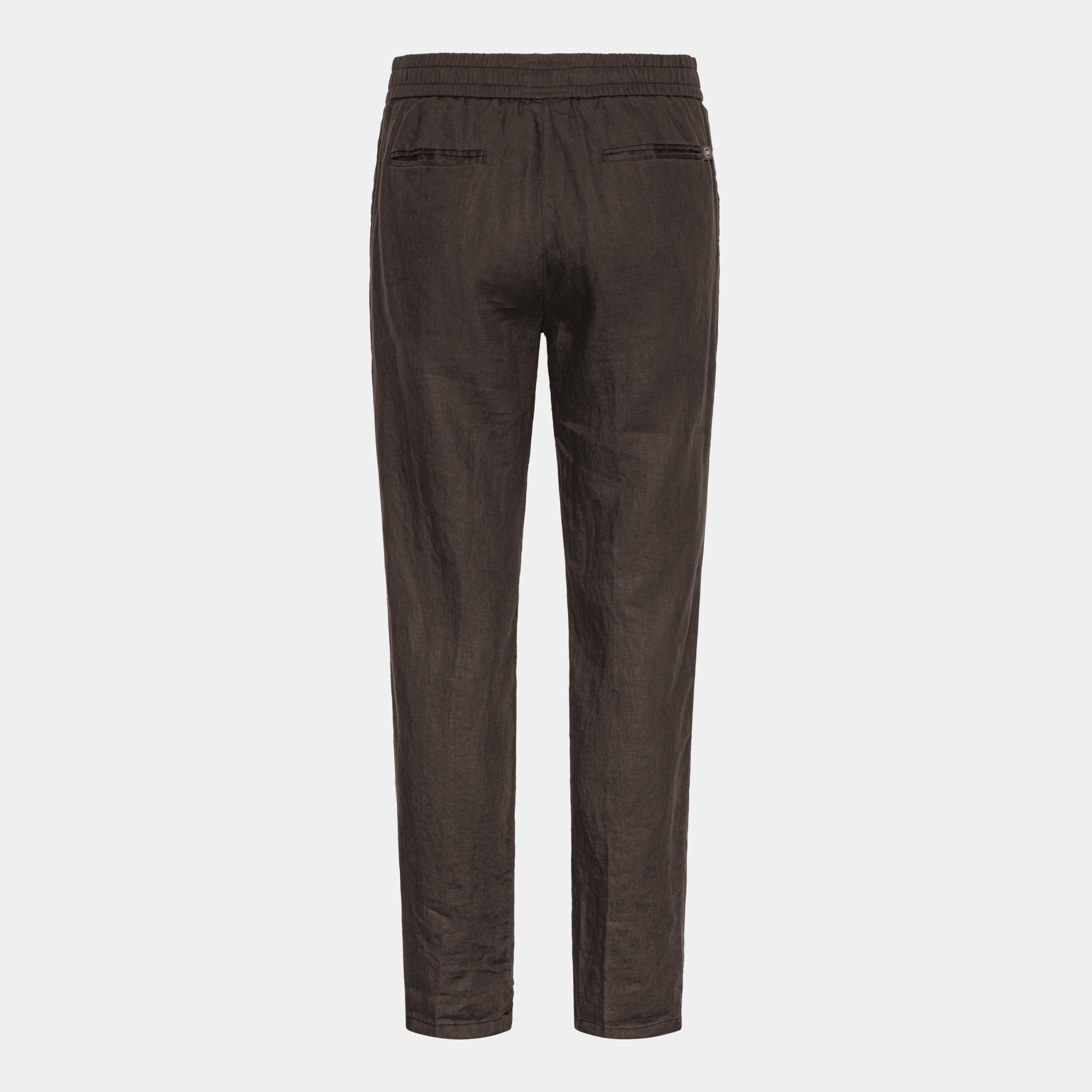 Brown Linen Trousers - 100% Linen