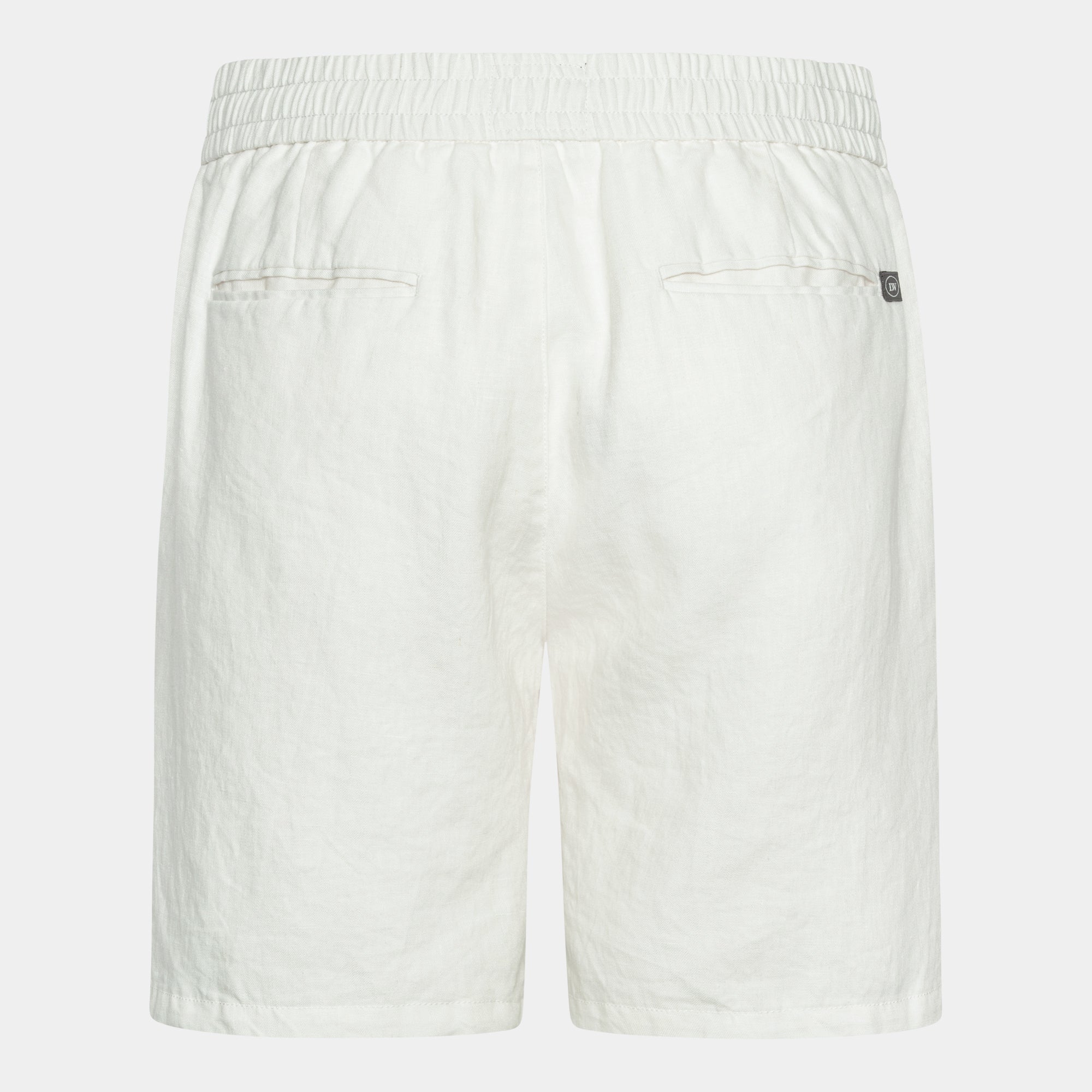 Off-white Linen Shorts - 100% Linen