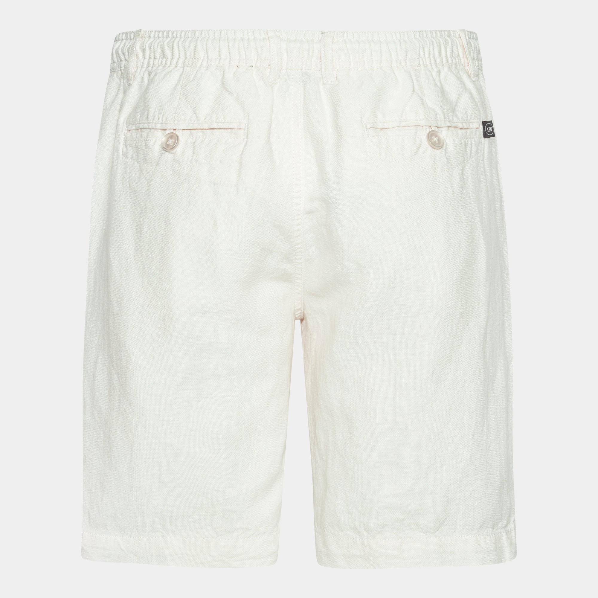 Off-white Linen Blend Shorts