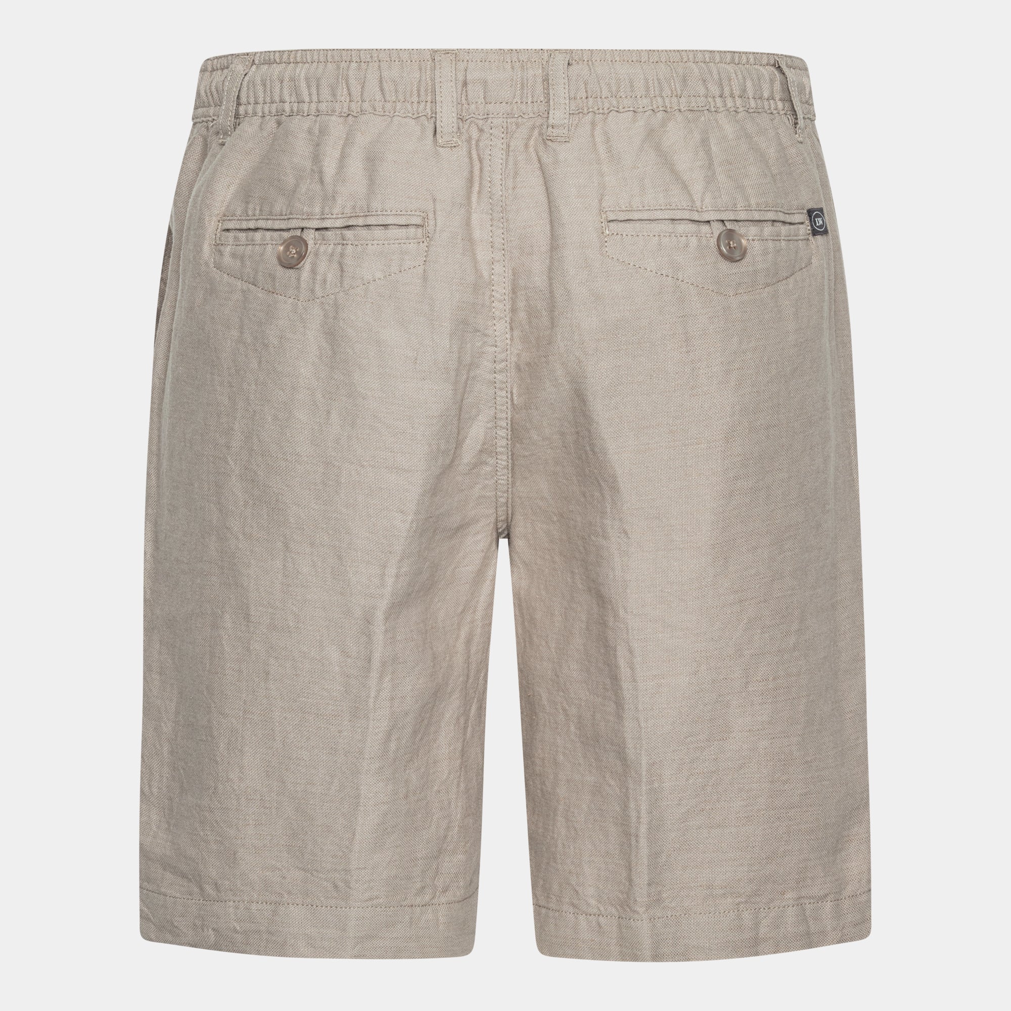 Sand Linen Blend Shorts