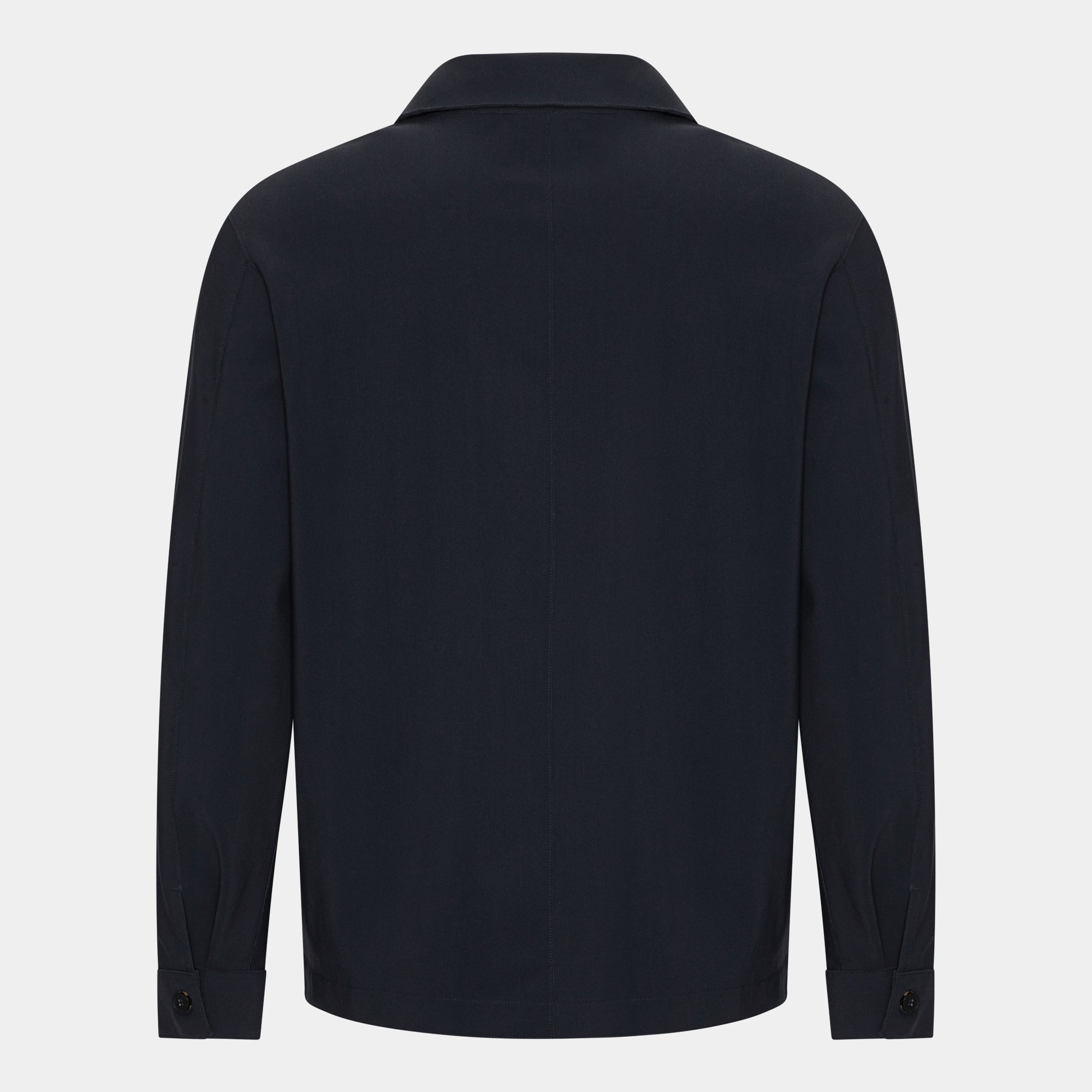 Navy Tech Overshirt – Stretch Fabric
