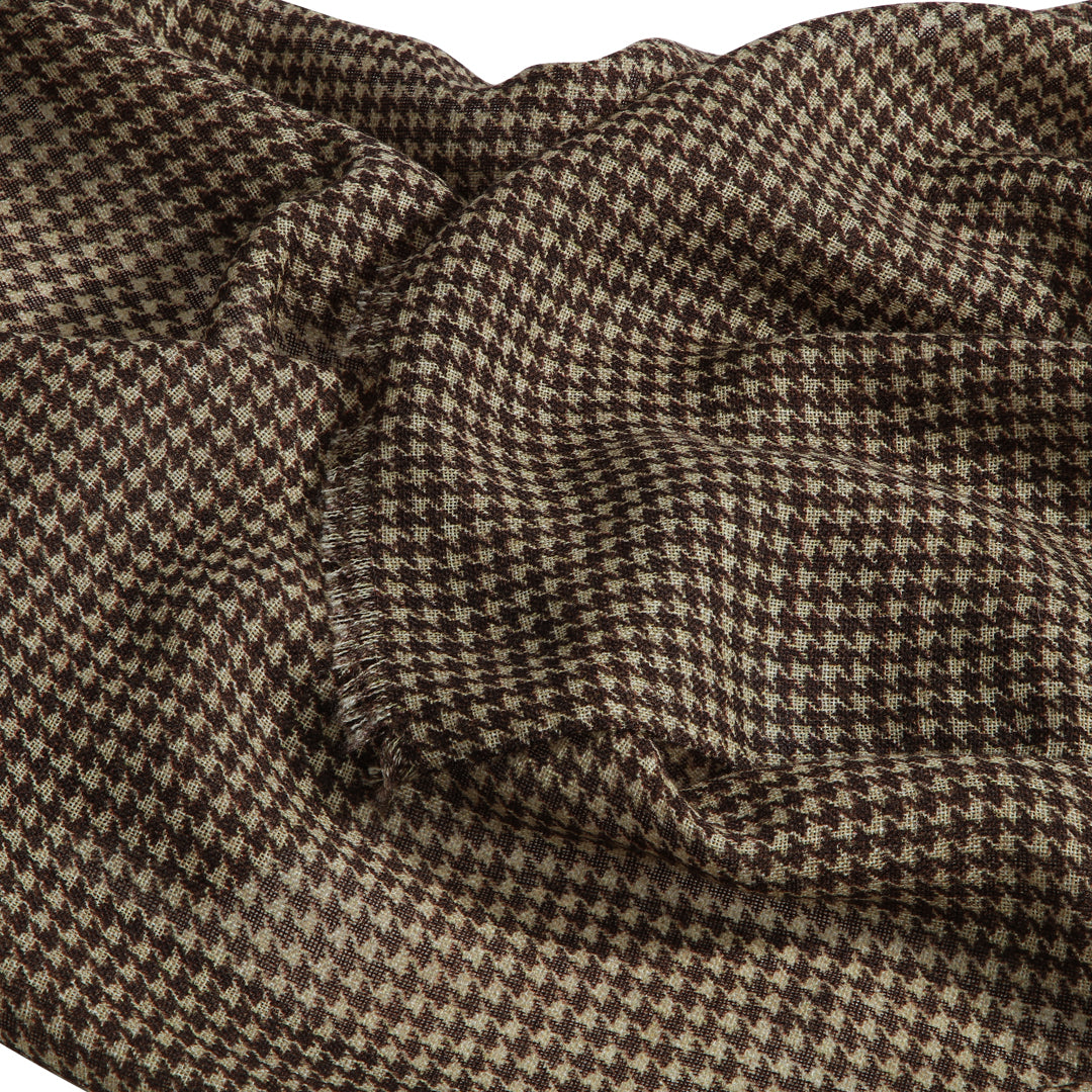 Moule Check Wool Scarf