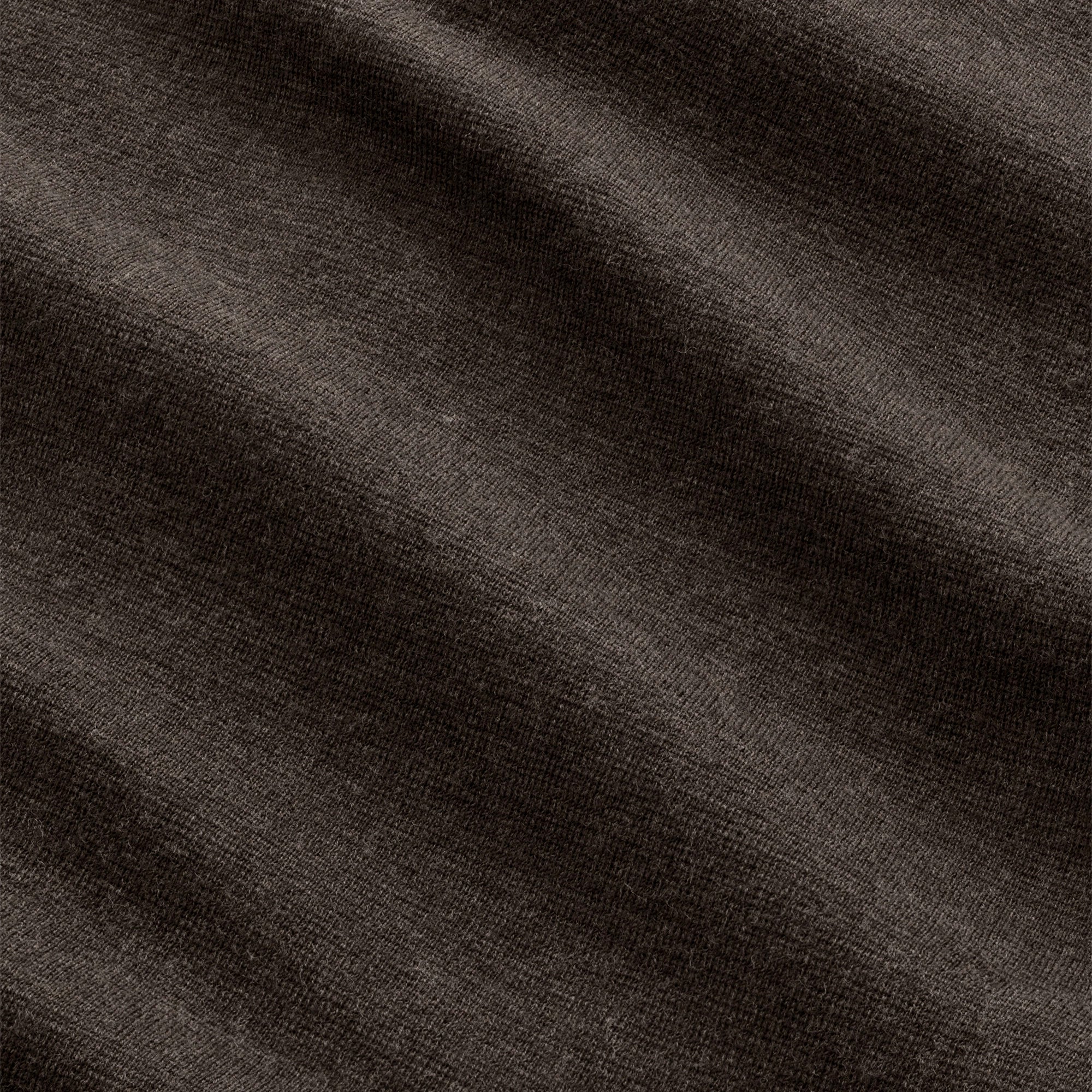 Mörkbrun Stickad Merino blazer
