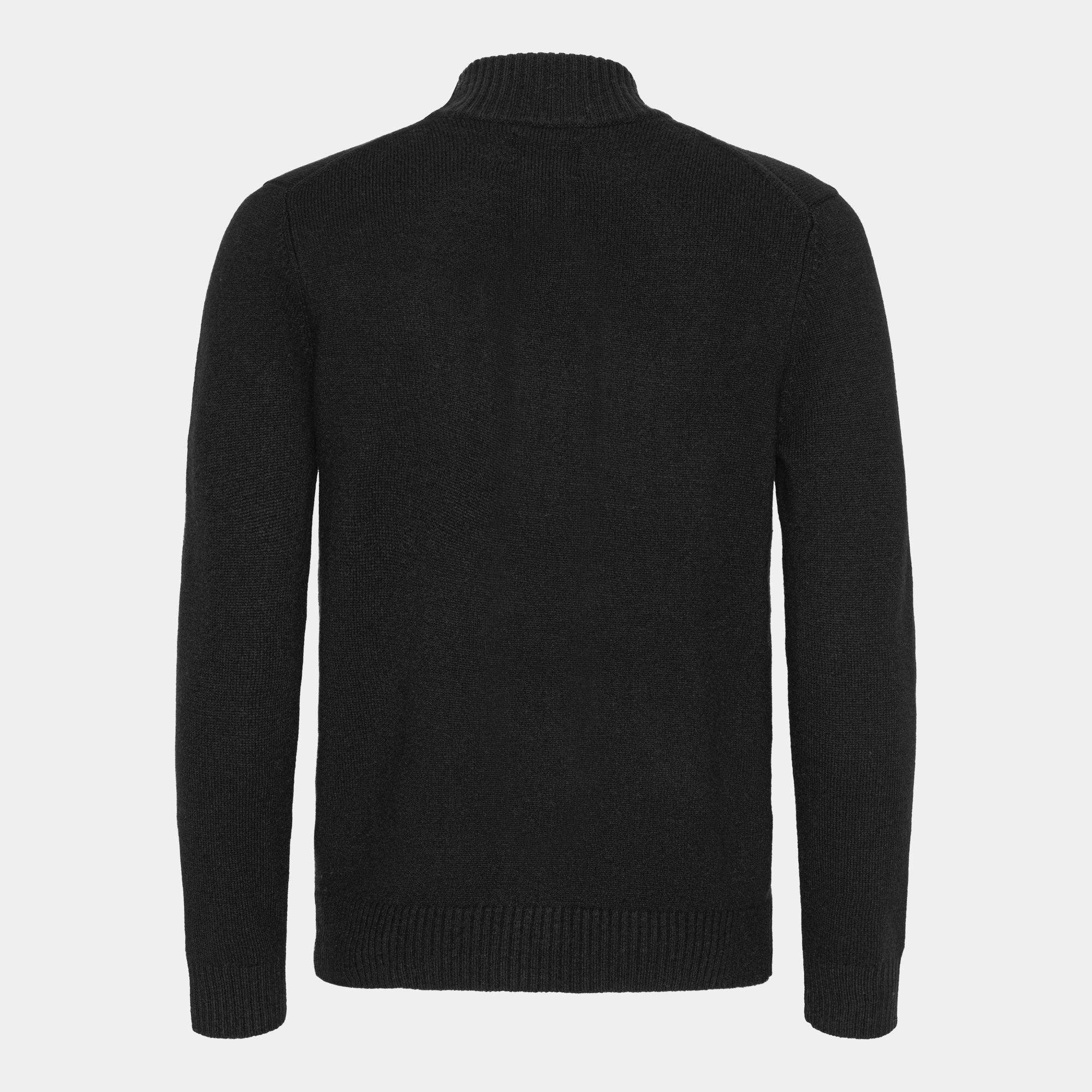 Svart Turtleneck Cardigan
