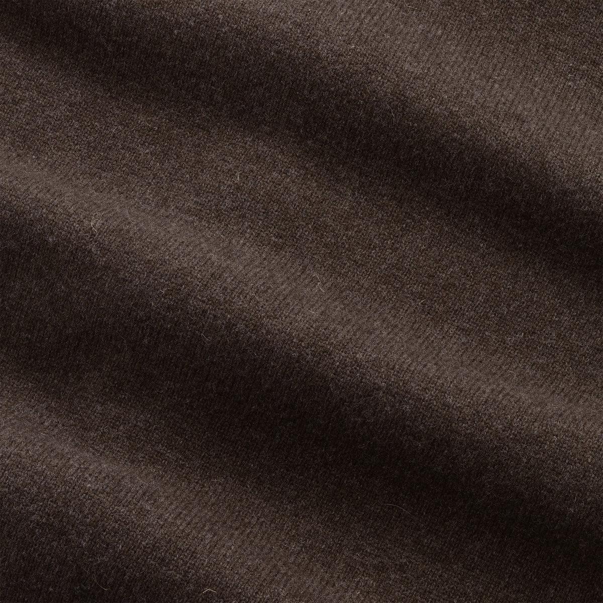 Cardigan med Fickor, Chokladbrun