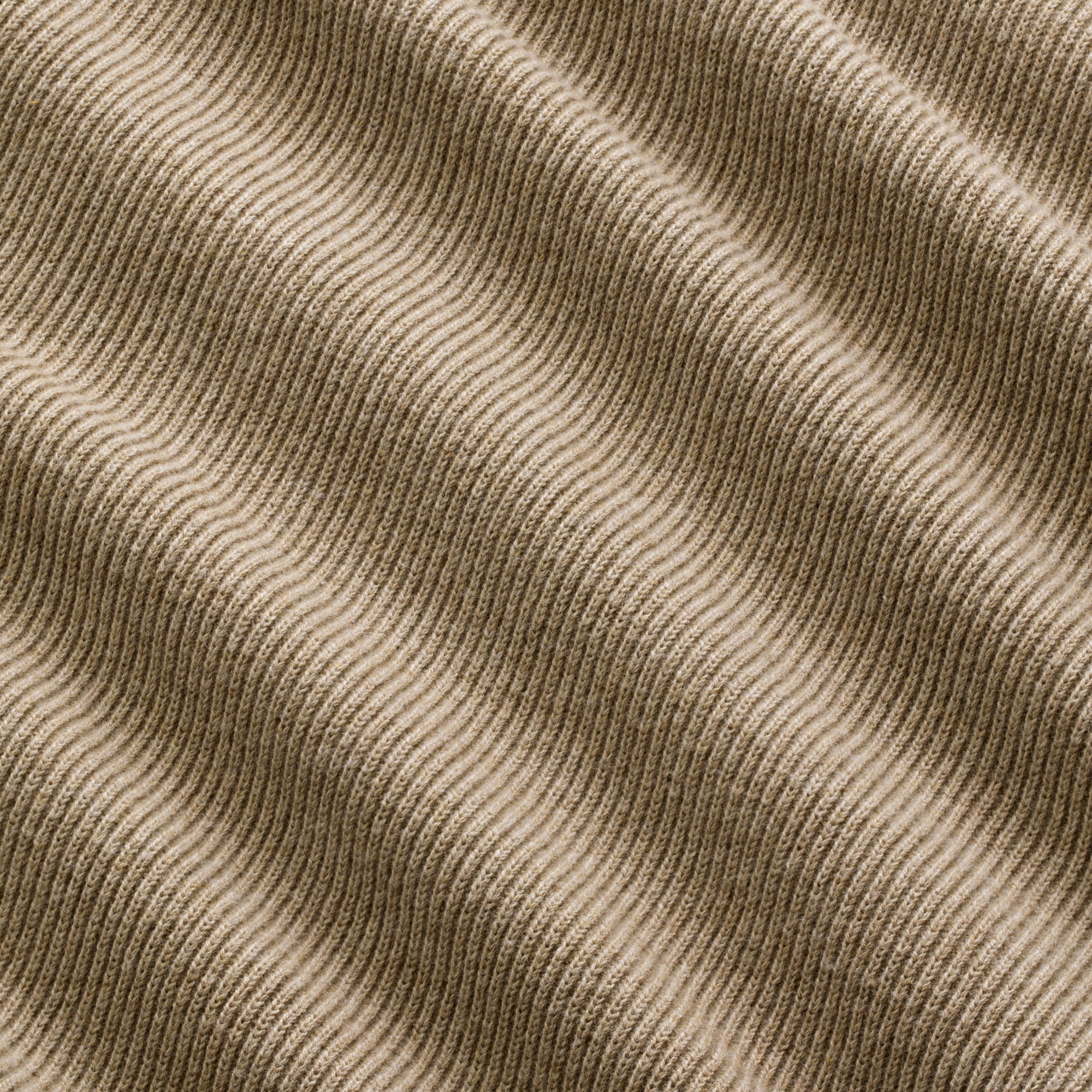 Sand stickad Half-Zip-tröja