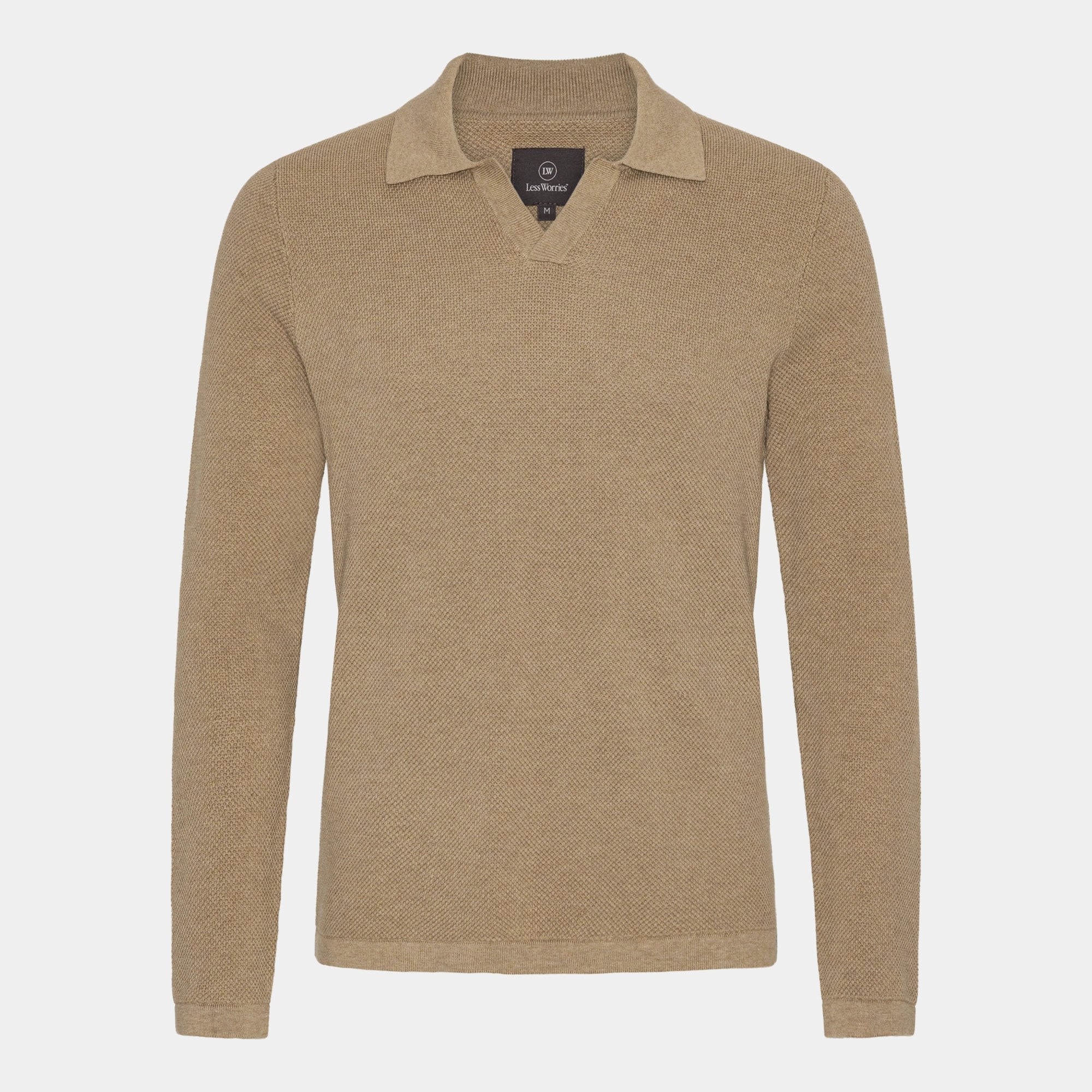 Sand Cotton Bowling Collar