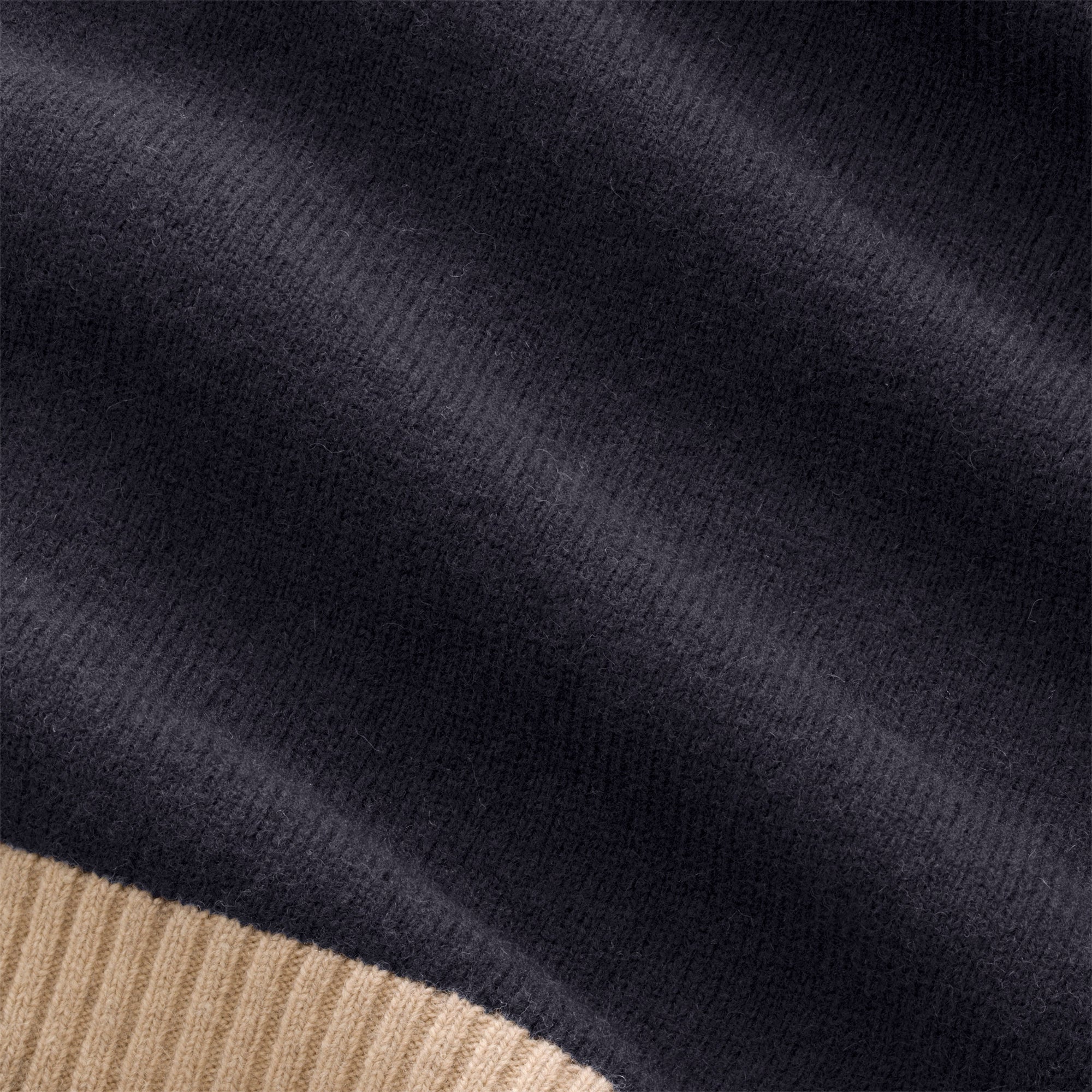 Marinblå Cardigan Two Color 
