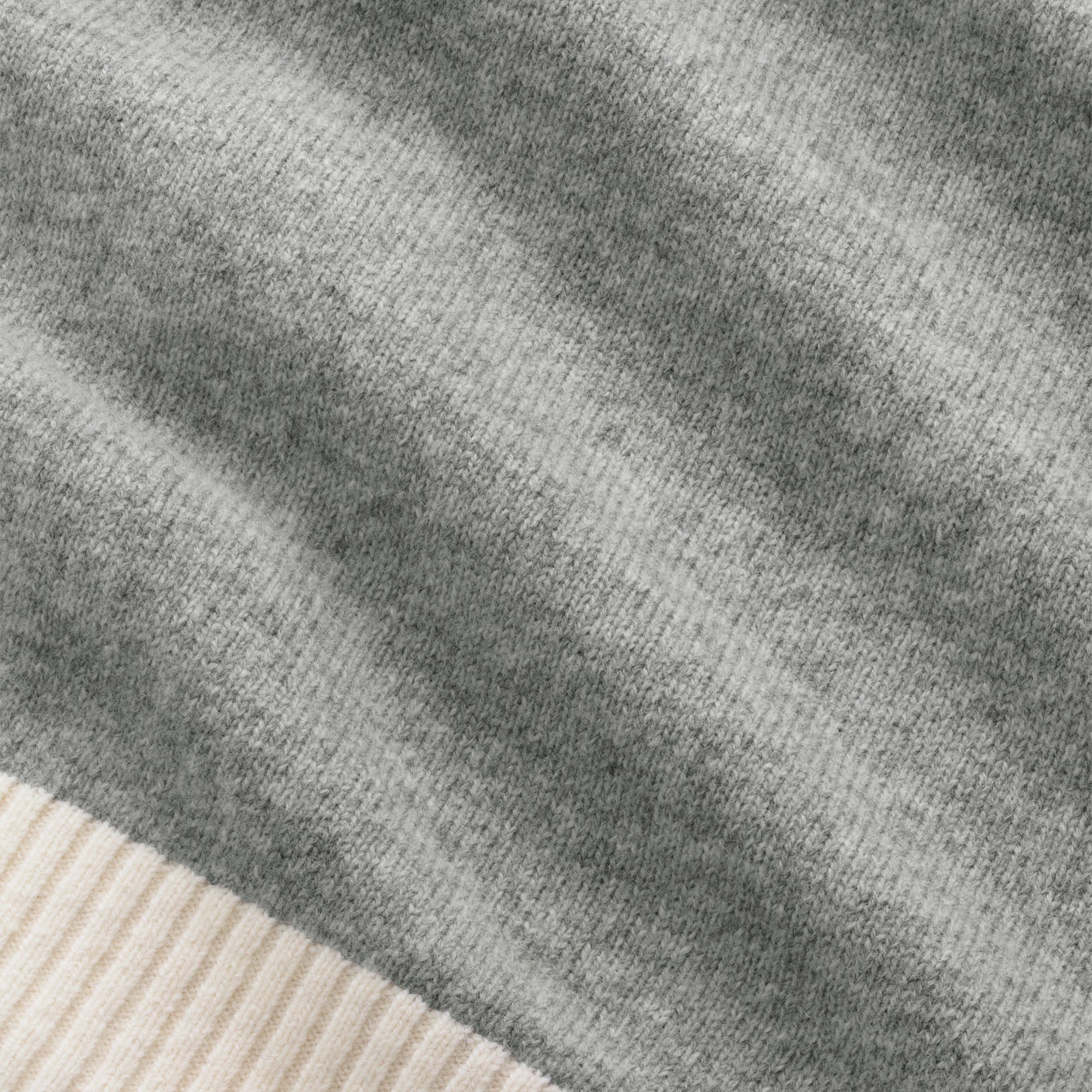 Grå Cardigan Two Color 