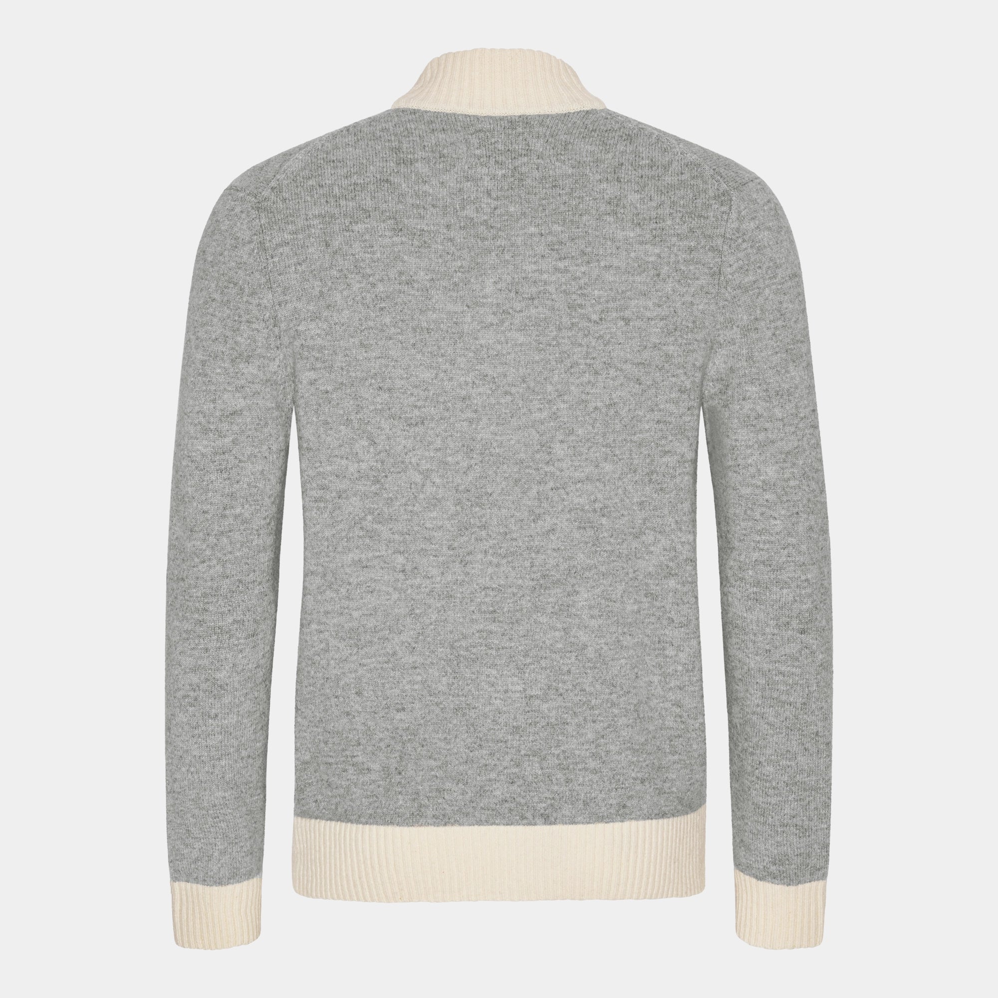 Grå Cardigan Two Color 