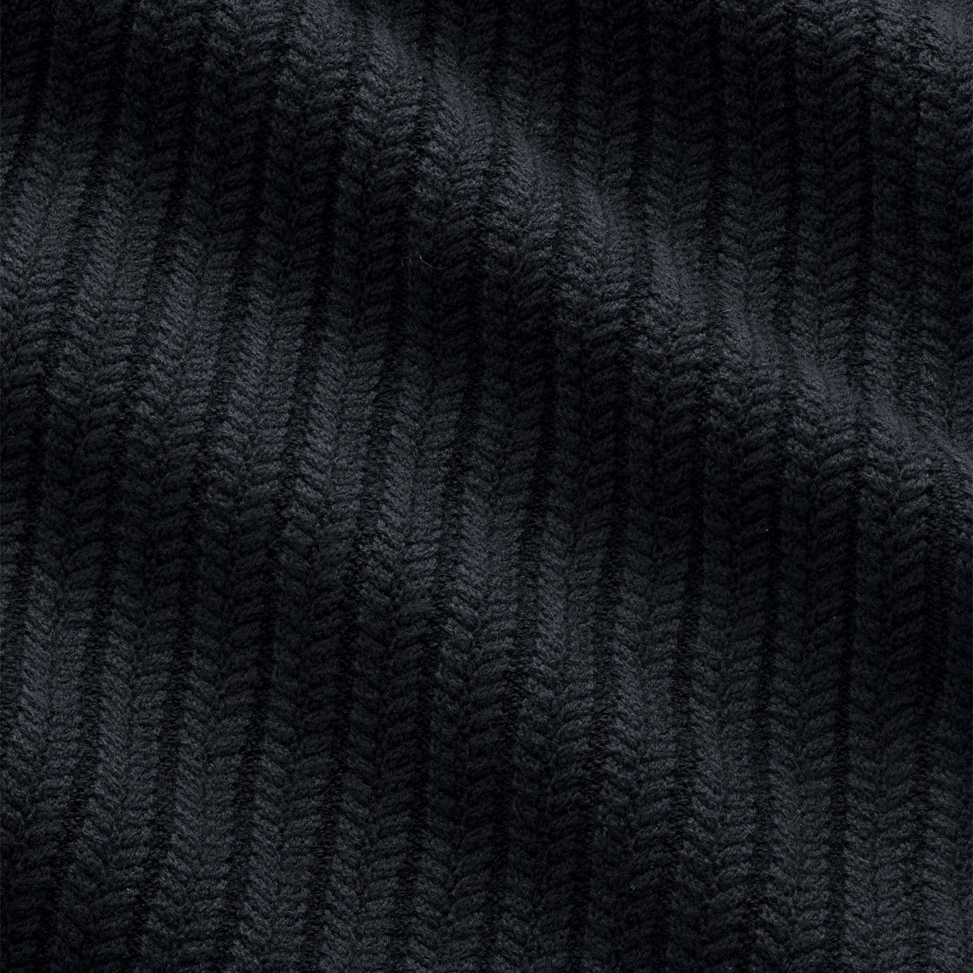 Marinblå Merino Cable Blazer
