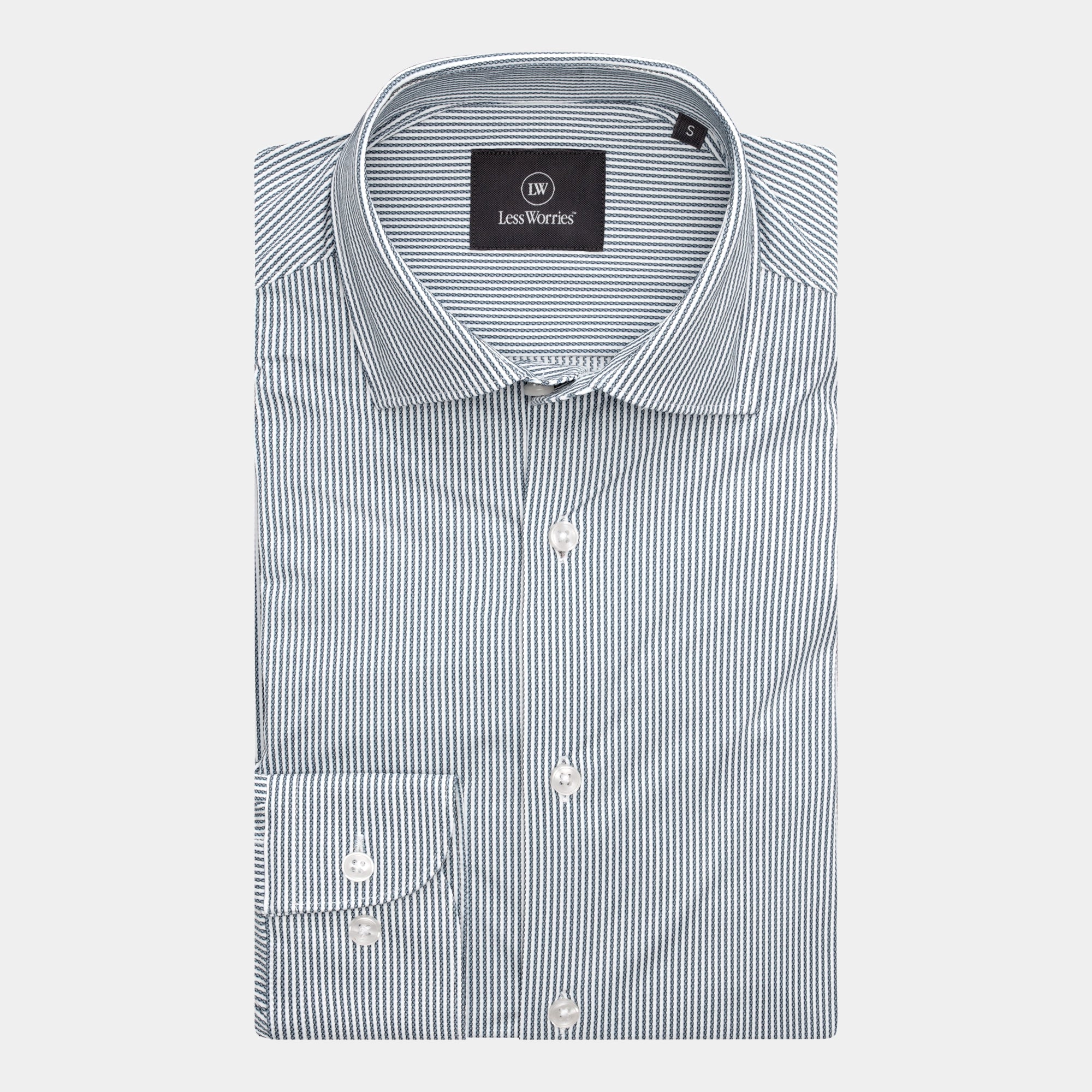 Pinstripe Stretch Skjorta