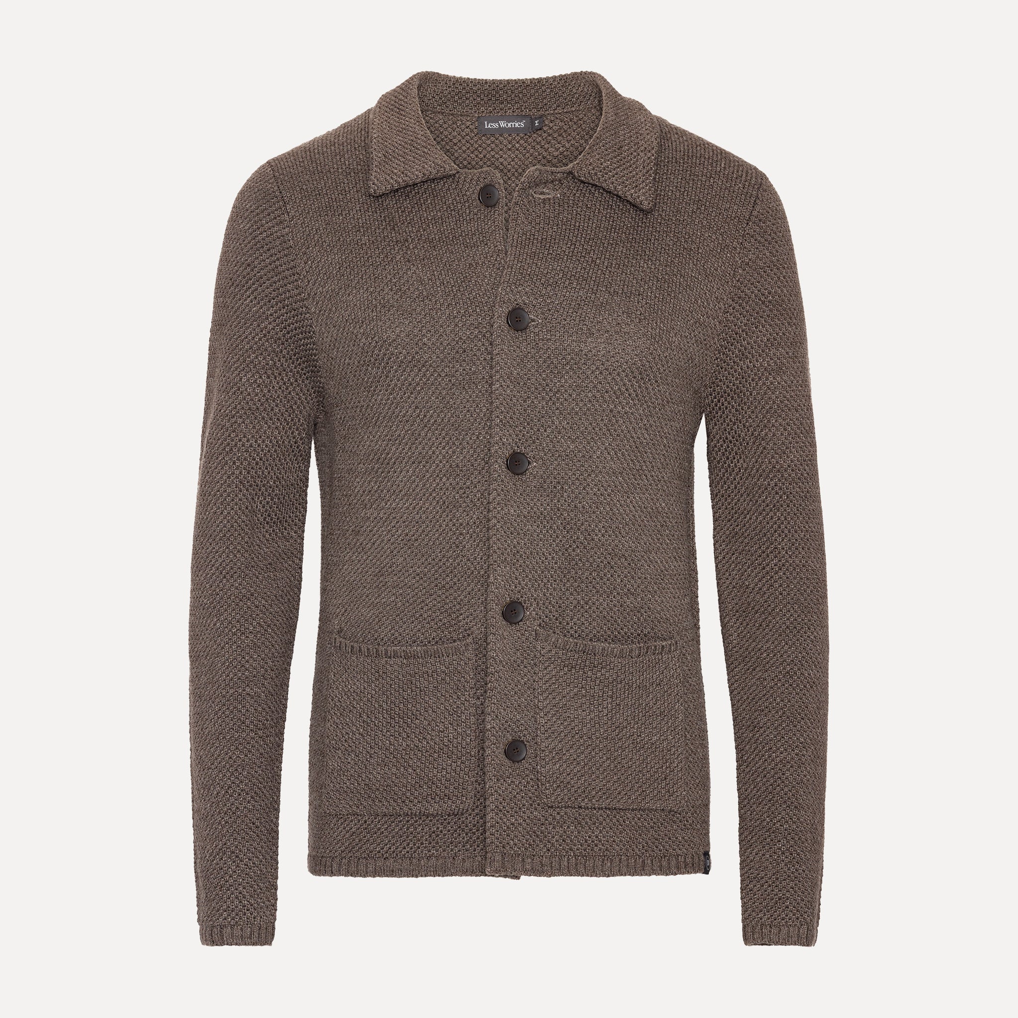 Link Knit Cardigan, Nougat