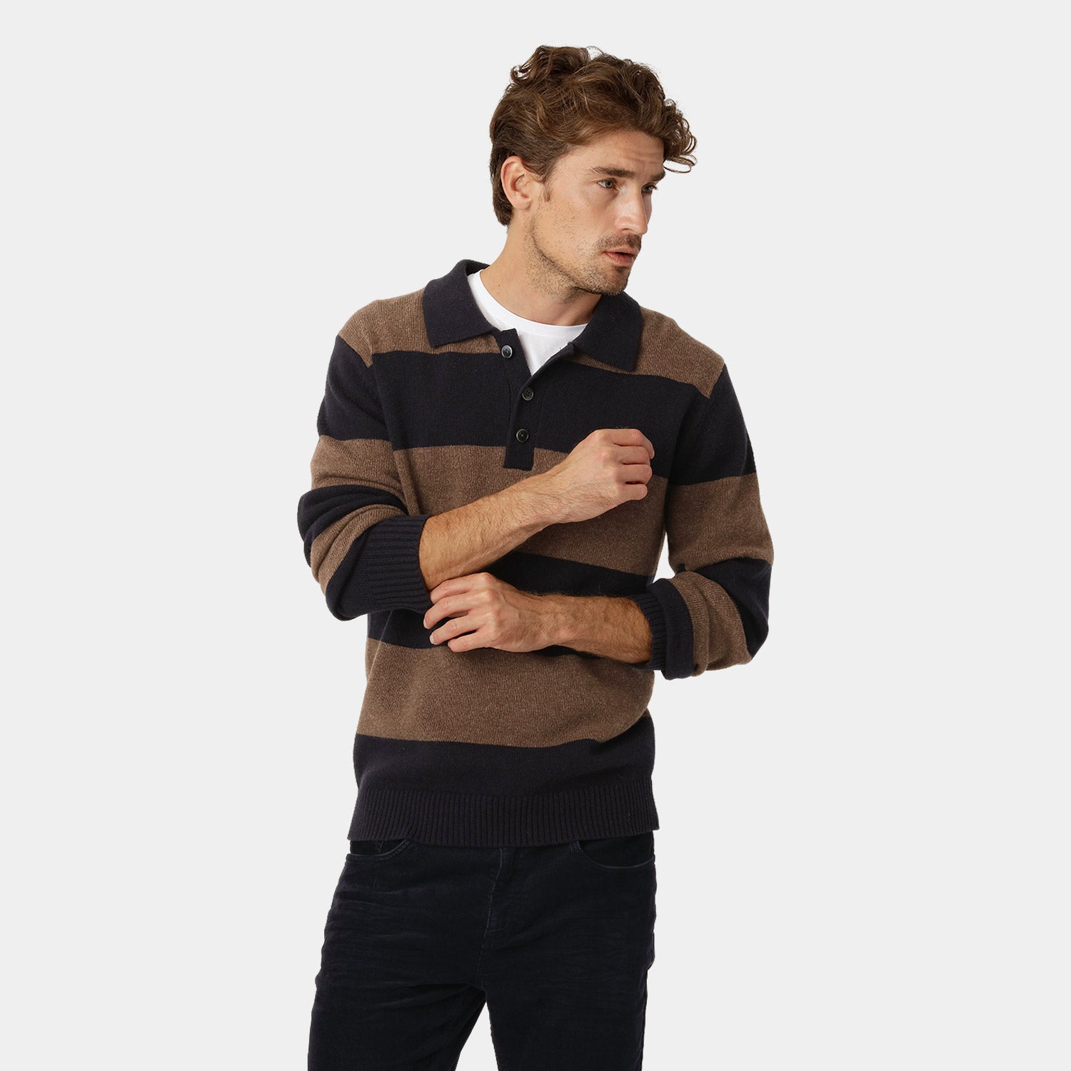 Block Stripe Sweater