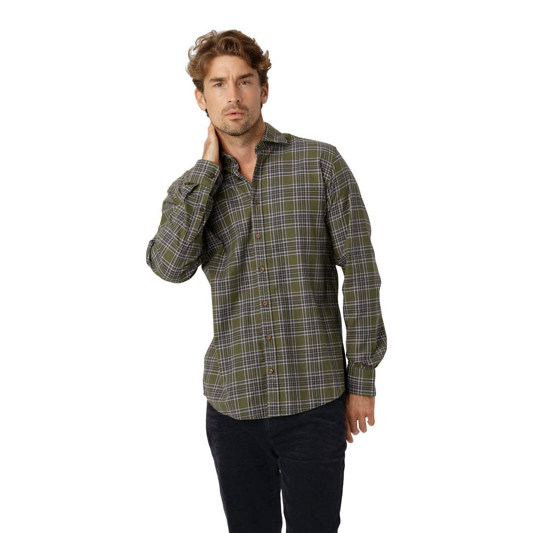 Army Check Flannel Shirt