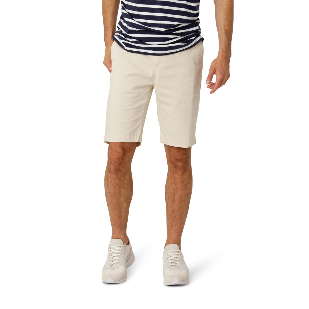 Light Biege Twill Shorts